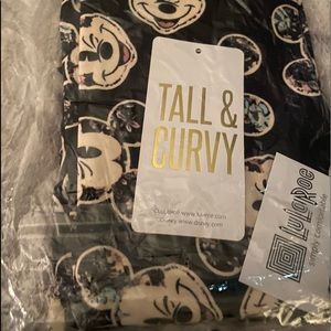 Lularoe Disney Mickey Mouse leggings new with tags tall and curvy